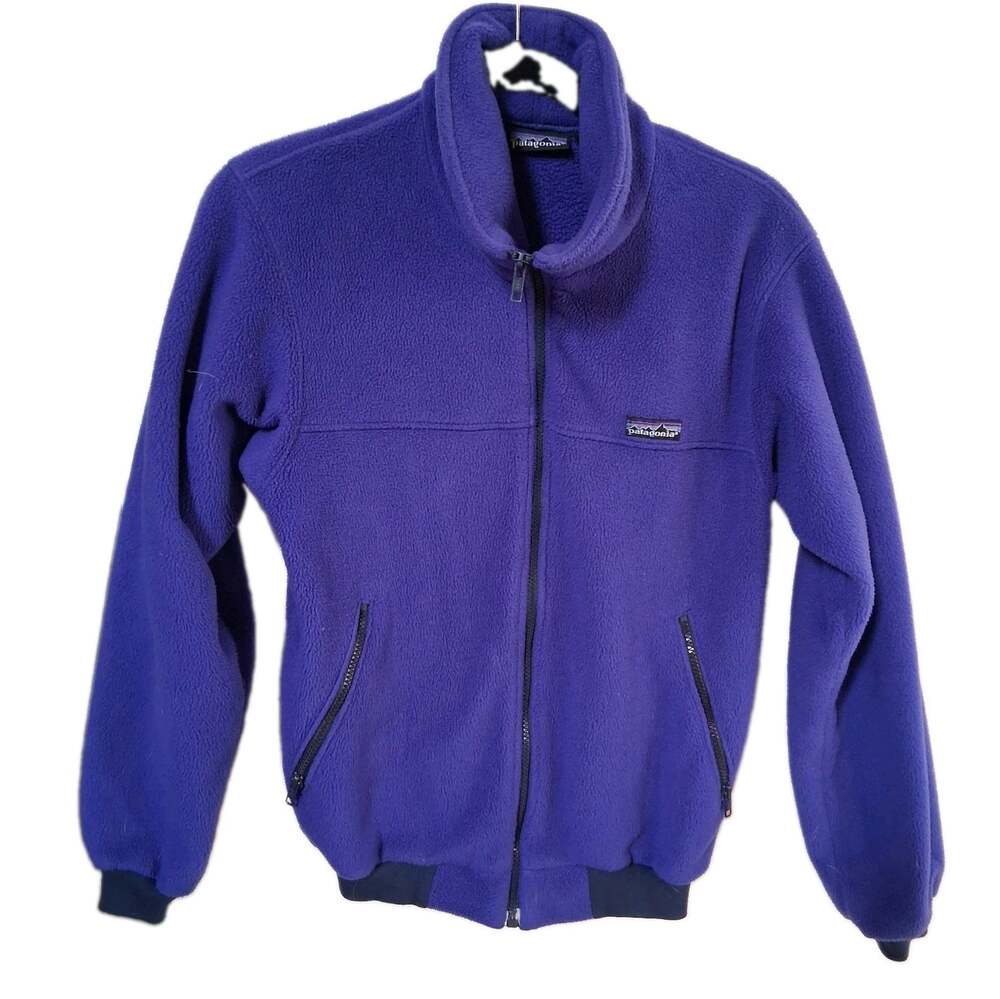 VTG Patagonia Better Sweater Full Zip Purple Jacket Womens M/ Mens Sm Rare 90's